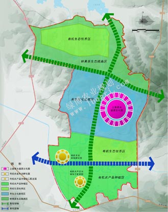 茅山湖农业生态园区空间发展战略图